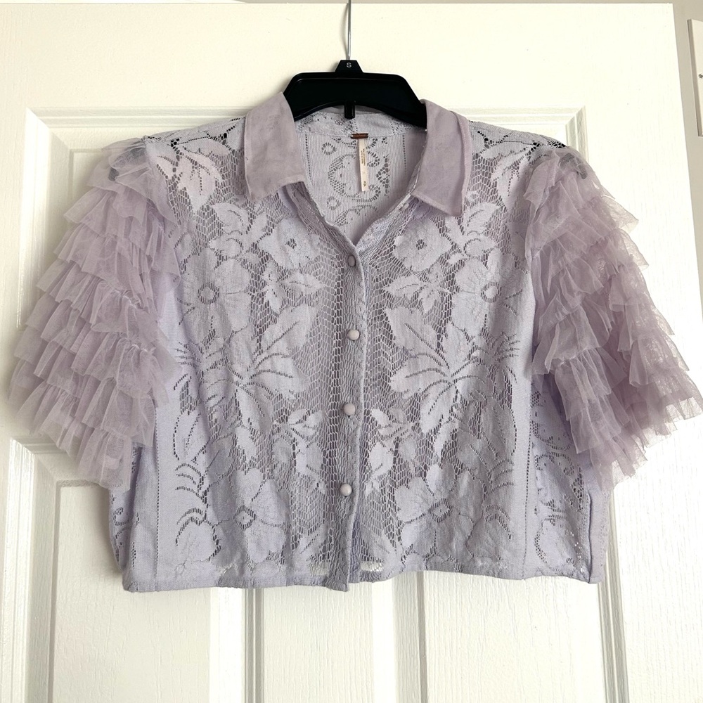 Free People mesh top Size Small